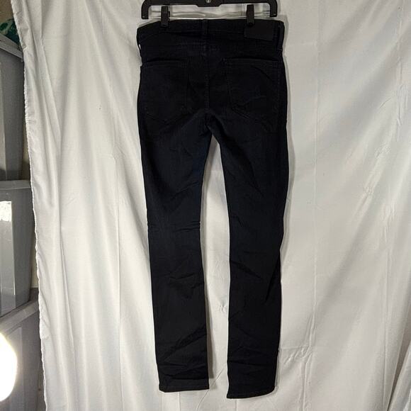Paige Croft Men’s Skinny Jeans Midnight Blue Stretch Denim Size 30 - Picture 4 of 8